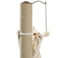 thumbnail image 4 of Cat Tower 5-Tier Floor to Ceiling Cat Tree Height，Adjustable, Tall Cat Climbing Tree Featuring with Scratching Post, Cozy Bed,Interactive Ball Toy for Indoor Cats/Kitten, 4 of 9