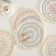 thumbnail image 2 of Kitchen Table Placemats Set of 6 withRound HandmadeWoven Fringe Placematfor Dining Room, Kitchen, Place Mats for Parties,Use-Size 1313 Inches, 2 of 4