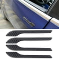 thumbnail image 2 of 4Pcs Carbon Fiber Door Side Handle Decor Trim Overlay Cover For For For For For Tesla Model 3 Y, 2 of 8