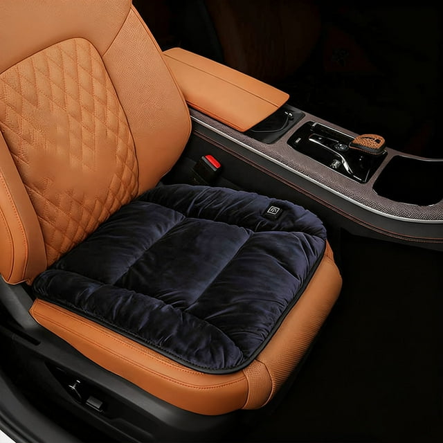 Oliegs Heated Blanket 3 Speed Heating GNs Heating Seat Cushion Winter Seat Cushion 12V Universal Heating Usb Heating Sheet Pad Chocolate