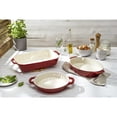 thumbnail image 5 of Staub Ceramic 3-pc Mixed Baking Dish Set - Cherry, 5 of 5