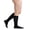 Black, variant on EvoNation Men & Women Knee High 30-40 mmHg Graduated Compression Socks – Extra Firm Pressure Compression Garment