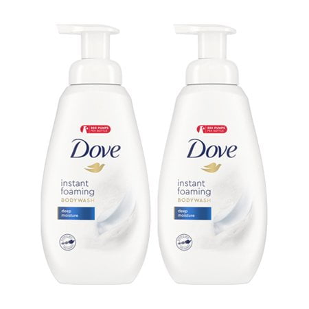 (2 pack) (2 pack) Dove Deep Moisture Shower Foam, 13.5 oz