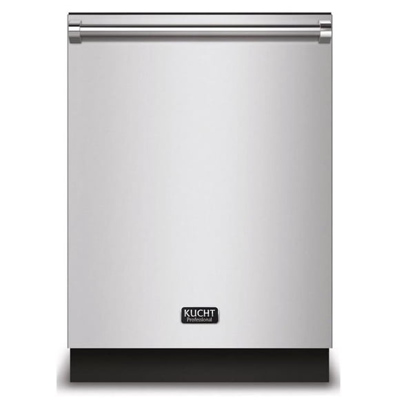 Pemberly Row 24" Stainless Steel Top Control Dishwashers in Silver