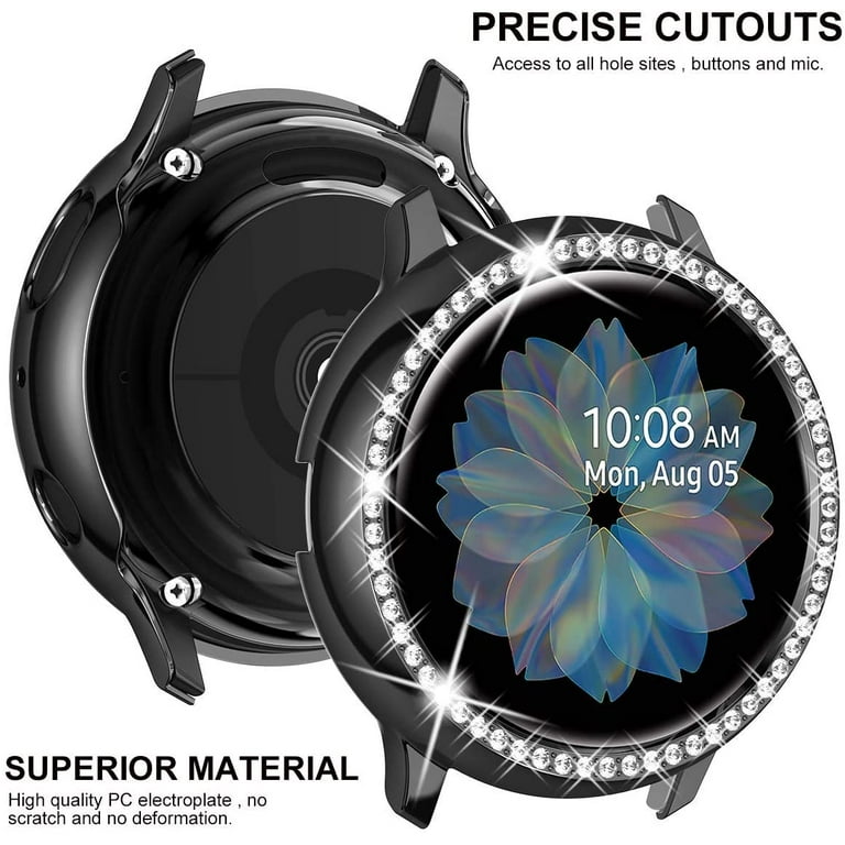 Compatible Samsung Galaxy Watch Active 2 Case Bling 40mm Women