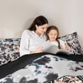 thumbnail image 5 of Feelyou Hippie Sheep Skull Queen Comforter Set for Adult, Grey Brown Cow Print Bedding Sets, Southwestern Reversible Bedding Comforter Set, Lightweight Room Decor, 3pcs, 5 of 8