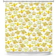 thumbnail image 1 of Shower Curtains 70" x 73" from DiaNoche Designs by Pom Graphic Design - Queen Honey Bees Green, 1 of 1