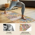 thumbnail image 4 of Pioneer Flower Floral Print Pattern Hot Yoga Mat Towel Non Slip for Hot Yoga - Quick-Drying Yoga Mat Cover with 4 Corner Pockets with Travel Bag - Hot Yoga Towel Non Slip 74"x26", 4 of 6