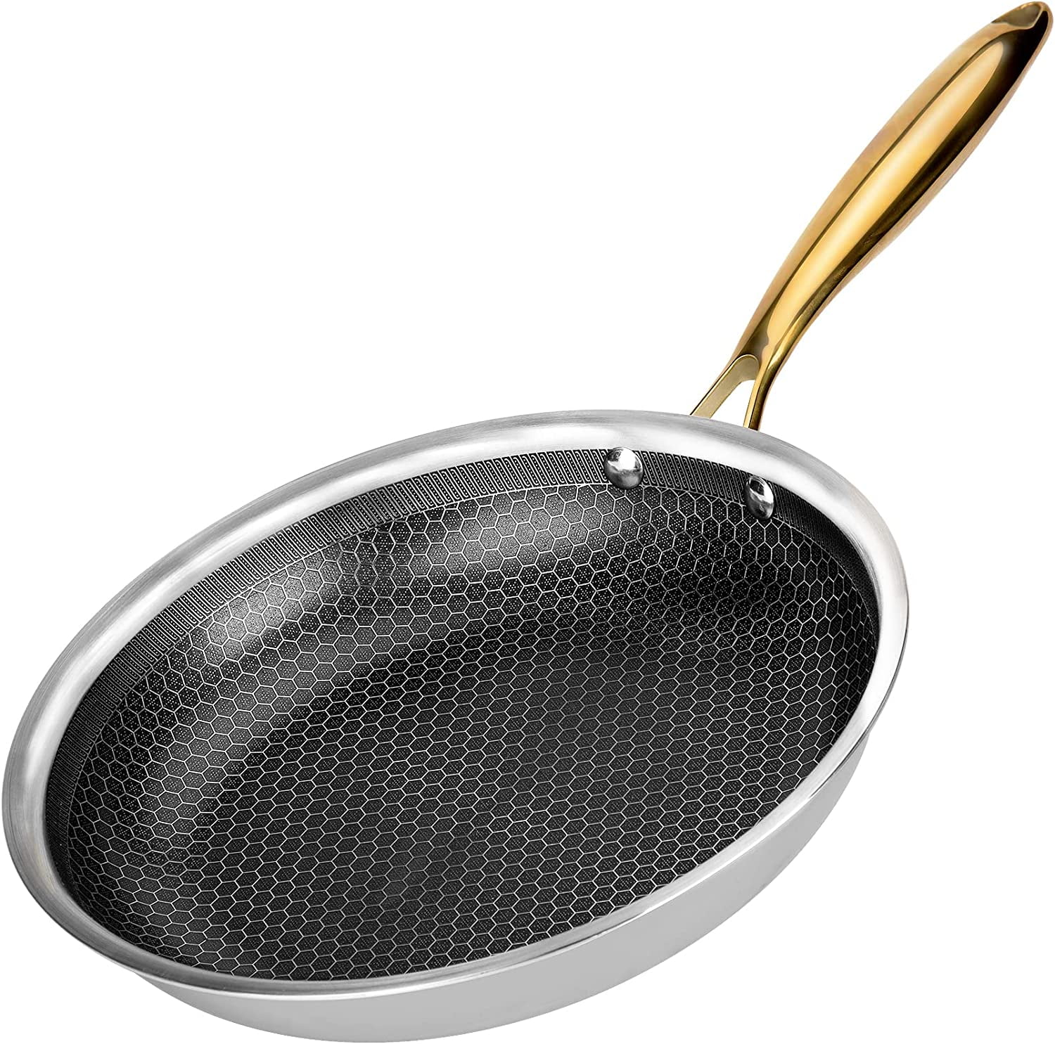 imarku Frying Pan - 12inch Non Stick Frying Pan Honeycomb Cast Iron  Skillets, Large Frying Pans Nonstick Dishwasher Safe, Oven Safe Kitchen  Pans for
