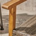 thumbnail image 6 of Camdyn Outdoor Wood and Wicker Club Chairs, Set of 2, Teak, Mixed Mocha, 6 of 13