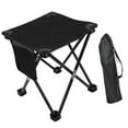 thumbnail image 1 of Colaxi Tabouret de Camping Portable Tabouret Repose-Pieds Pliable Chaise Pliante d'Extérieur Repose-Pieds Tabouret avec Sac de Rangement pour Parc, BBQ, Pelouse Noir, 1 of 8