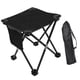 thumbnail image 1 of Taburete de camping portátil, plegable, para picnic, multifunción Negro, 1 of 9