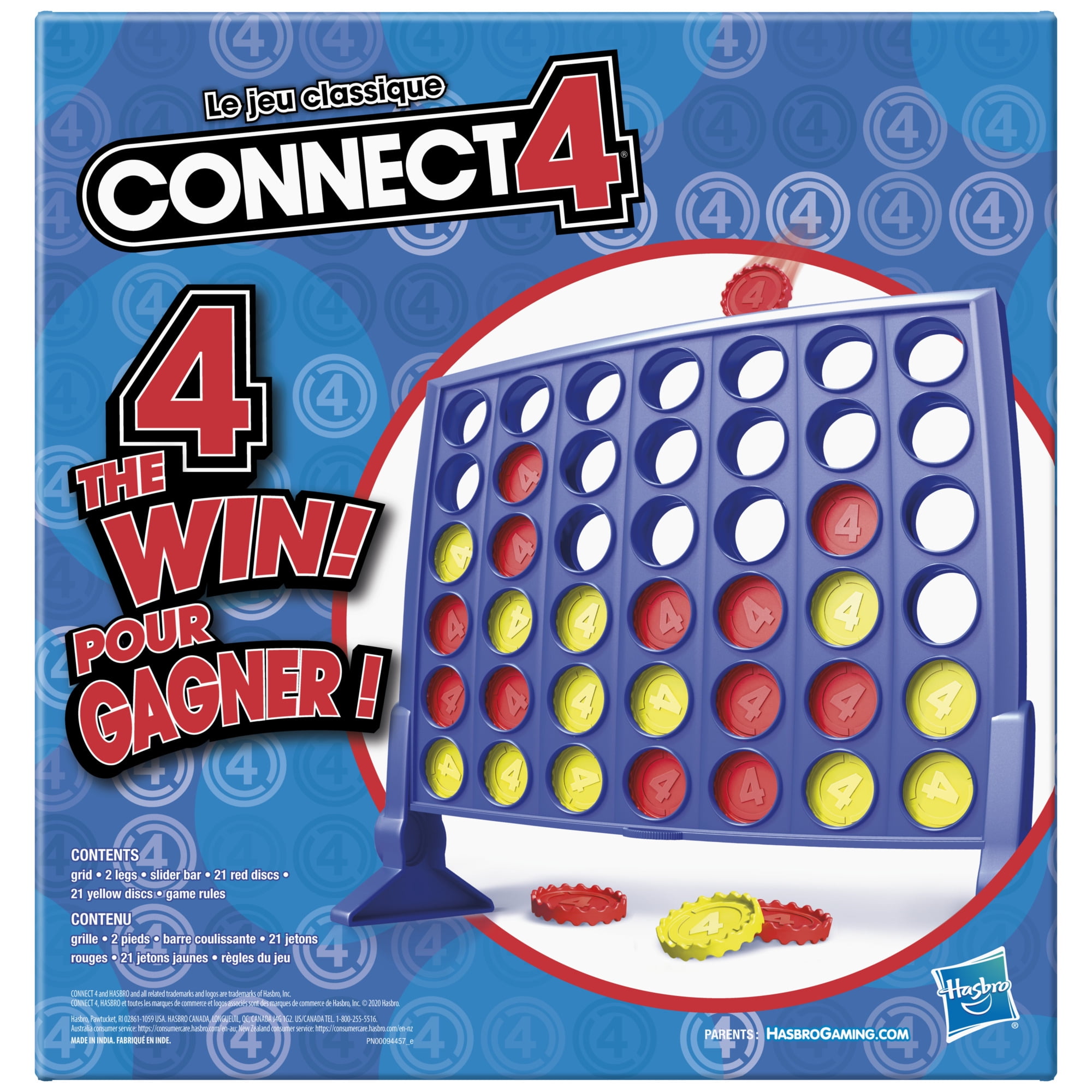 Connect 4 Classic Grid Board Game