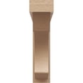 thumbnail image 2 of 4"W x 16"D x 16"H Thin Emerson Rough Cedar Woodgrain TimberThane Corbel, Primed Tan, 2 of 6