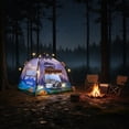 thumbnail image 6 of Miniature Tent with LED Lights for - 6.7 inch Tiny Camping Tent with Warm String Lights, Perfect for Fairy Garden, Diorama, Miniature Scene, Doll Accessories & Room Decor, 6 of 9