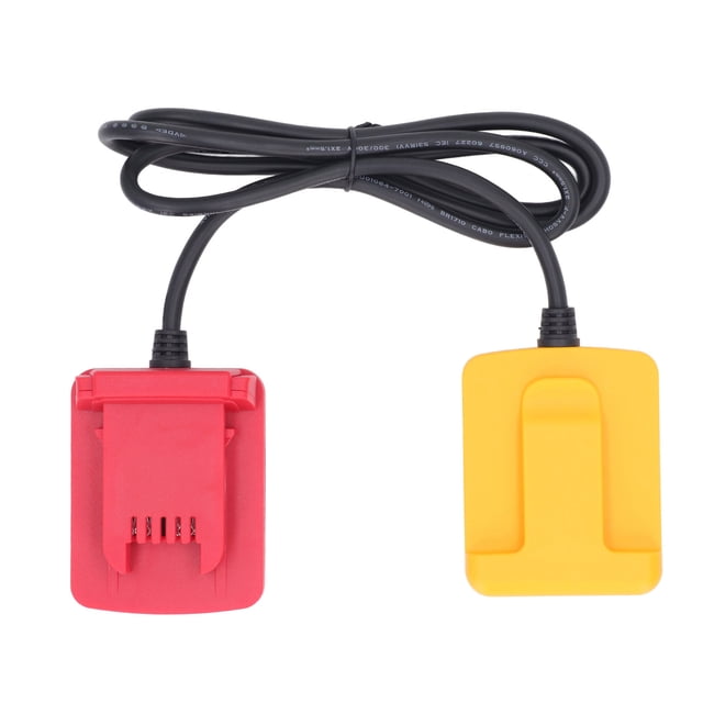 Cable de extensión para batería de litio DCB204 de 18 V, adaptador reductor de peso para herramientas eléctricas con puerto 48, 11 y 1811.