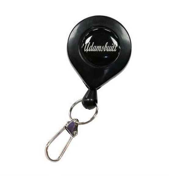 Adamsbuilt Fishing ABZIN-UCLIP Zinger Heavy Duty Retractor - Black