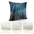 thumbnail image 4 of COMIO  Throw Pillow Covers Trees at Night Facing The Starry Night Sky,Decorative Accent Pillow Cases for Couch Bed and Living Room, 4 of 5