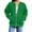 Green, variant on LWITHSZG Womens Bomber Jacket Trendy Solid Full Zip up Coats Long Sleeve Going Out Tops Fall Winter Casual Outerwear with Pockets Size XL