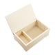 thumbnail image 3 of Caja de música de madera artesanal, caja de música antigua para hacer tú mismo, ideal para cumpleaños, bodas, para mujeres y hombres. Color de la madera, 3 of 9