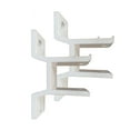 thumbnail image 3 of ALEKO Ensemble de 2 Supports Muraux pour Auvent Rétractable, Blanc, 3 of 5