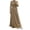 Khaki, variant on Women’s Casual Sleeveless Self‑Tie Waist‑Band Floor‑Length Inner Abaya Dress For Ramadan‑Prayer And Everyday Dubai‑Style Wear Size S‑XXL Plus Size Friendly