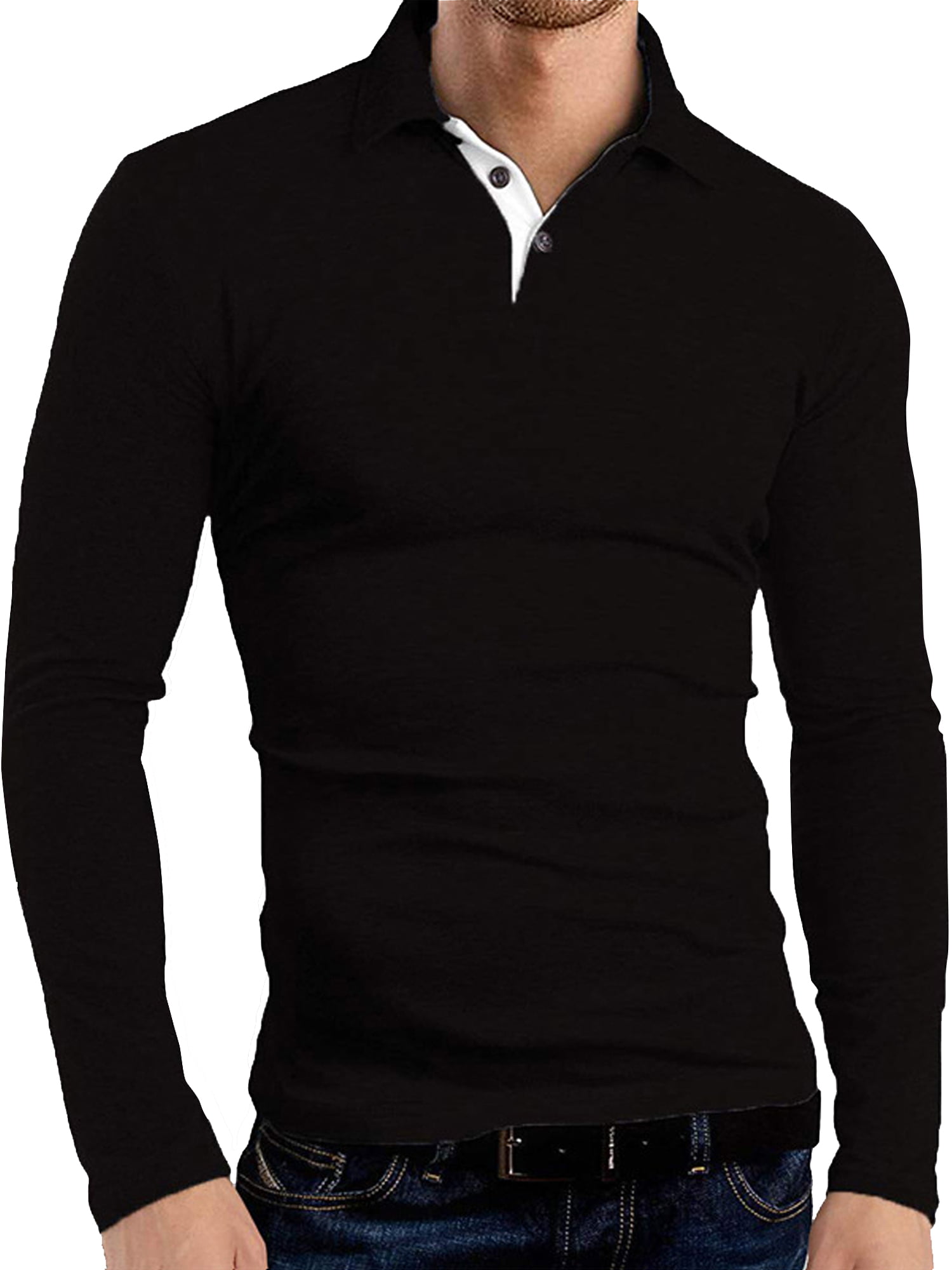 Details about   Men's D-Rock Stripe Poloshirt Short Sleeve Slim Fit 100% Polyester S M L XL XXL 