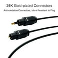 thumbnail image 4 of OOKWE 3.5mm Optical Cable Digital Toslink to 3.5mm Cable Gold Plated Connector Optical Audio Cable Adapter 1m/1.5m/2m/3m/5m, 4 of 9