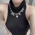 thumbnail image 4 of Collar de estrella hueca, collar de clavícula, joyería de moda, collar Y2k fresco y dulce, 4 of 5
