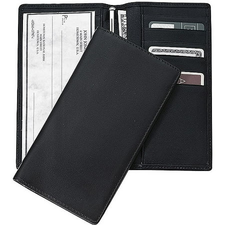Royce Leather Checkbook Holder Secretary Leather Wallet