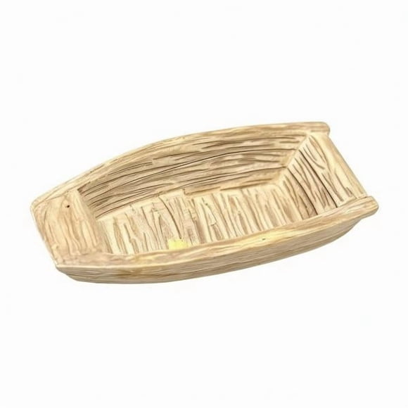 6 Adornos De Barco, Escultura Rústica De Barco Con Aspecto De Madera, Modelo De Mini Velero Para Mesa, Acuario, Estanque 5214 6 piezas