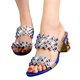 thumbnail image 4 of Chanclas de moda de verano para mujer, sandalias de tacón alto, zapatos de diamantes de imitación para chicas gordas Wmkox8yii hj789, 4 of 4