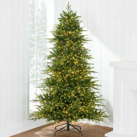 Best Choice Products 12ft Pre-Lit Artificial Full Aspen Noble Fir Christmas Tree w/ 3,000 2-in-1 Twinkling Micro LEDs