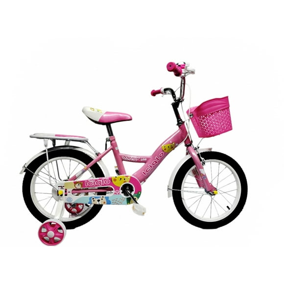 Bicicleta Infantil Entrenadora R-16 Canasta Asiento V-brakes