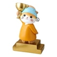 thumbnail image 1 of Figura de resina de gato, estatua de mesa, colección para decoración del hogar, pasillo interior, gato. Trofeo, 1 of 9