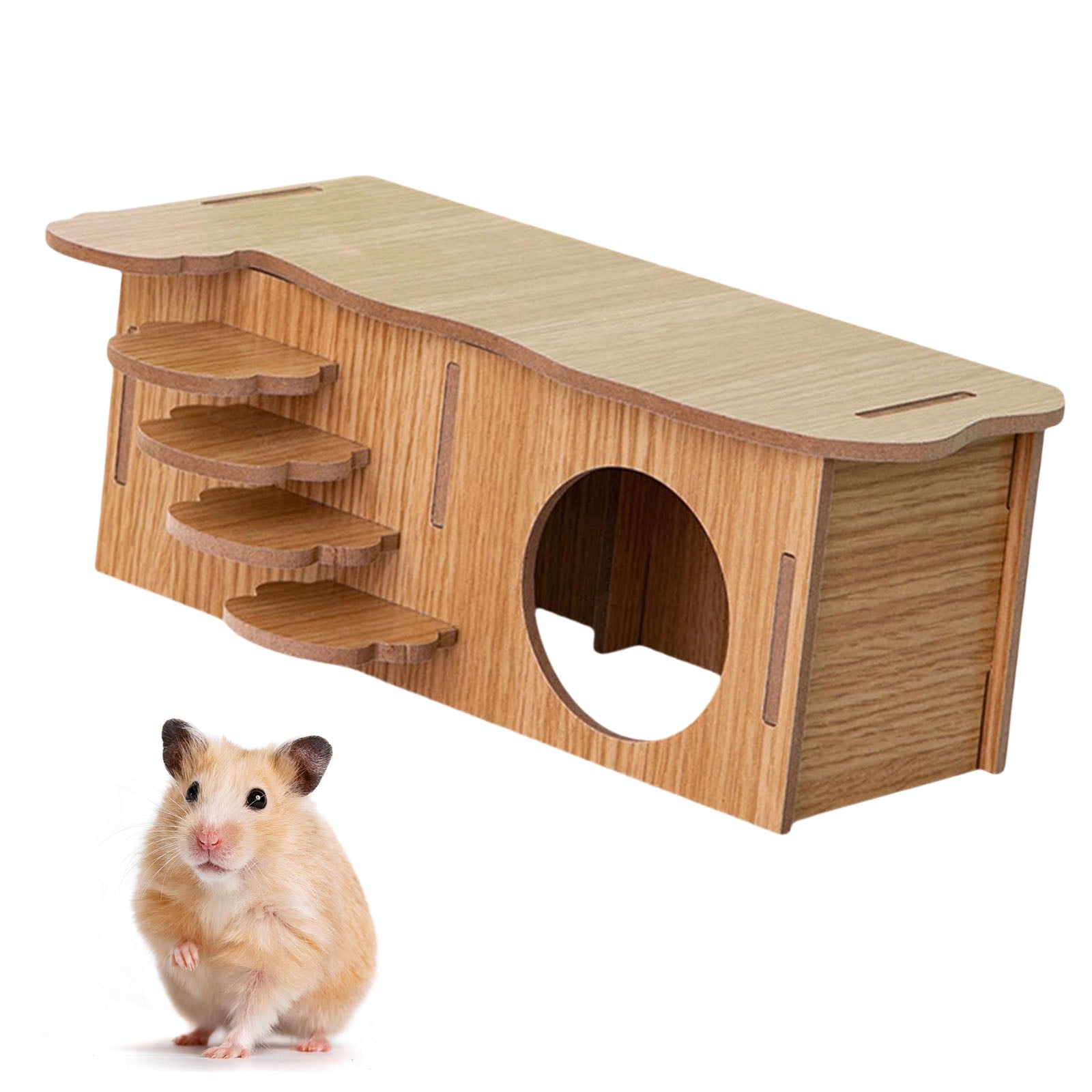 Natural Habitat for Hamster Indoor Small Pet Comfort Climbing Cave for Active Pet Chewing Cave
