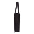 thumbnail image 3 of OAD - Promotional Shopper Tote - OAD100 - Black - Size: One Size, 3 of 3