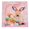 Way To Celebrate Easter Square Gift Bag, Bunny Photo, Large