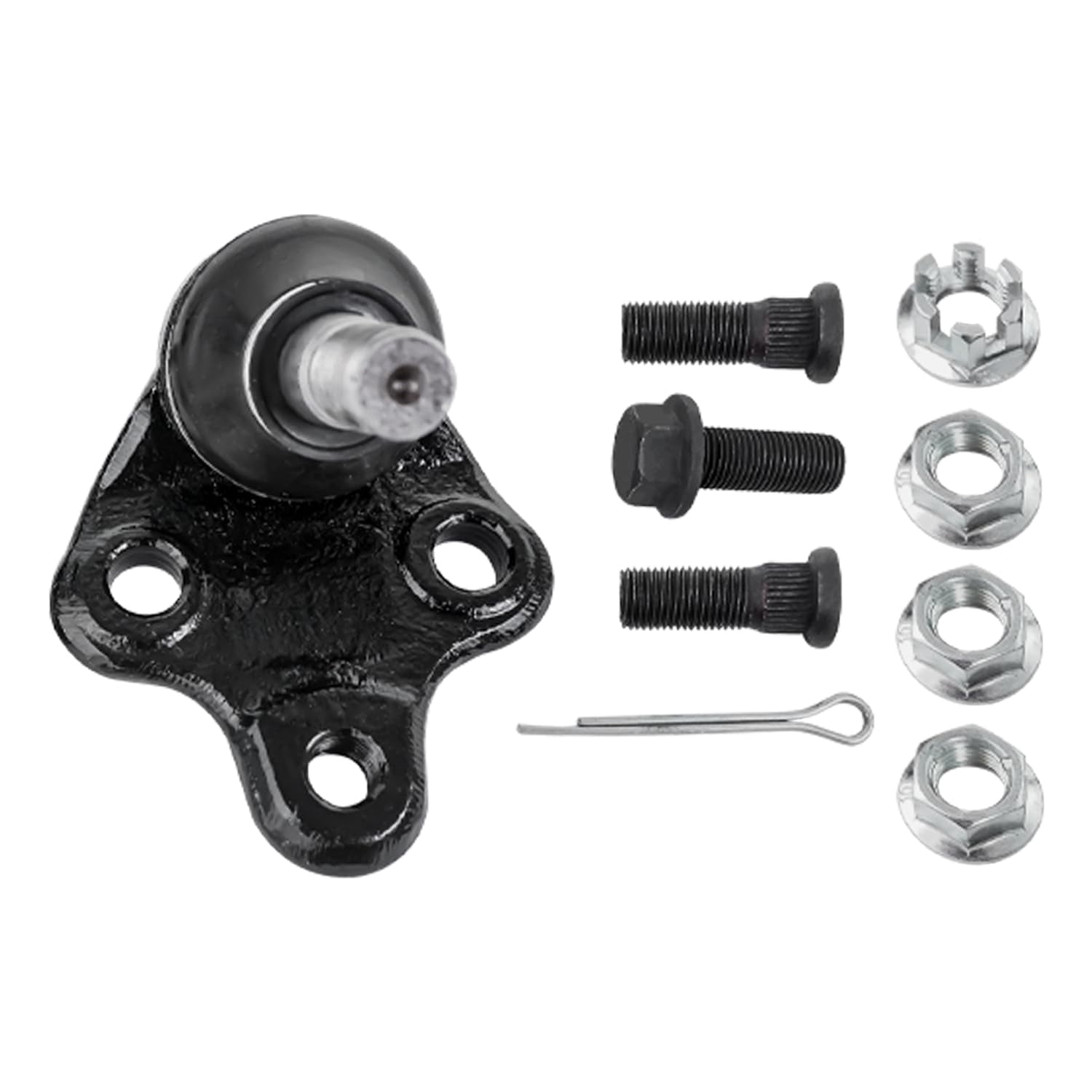 Detroit Axle - Front Lower Control Arms for 2003-2008 Toyota Corolla, 2 Lower Control Arms, 2 Lower Ball Joints, 2 Sway Bar Links Replacement