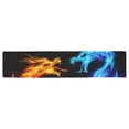 thumbnail image 2 of MKHERT Blue Red Fiery Dragons Table Runner for Office Kitchen Dining Room Wedding Party 16x72 inch, 2 of 4