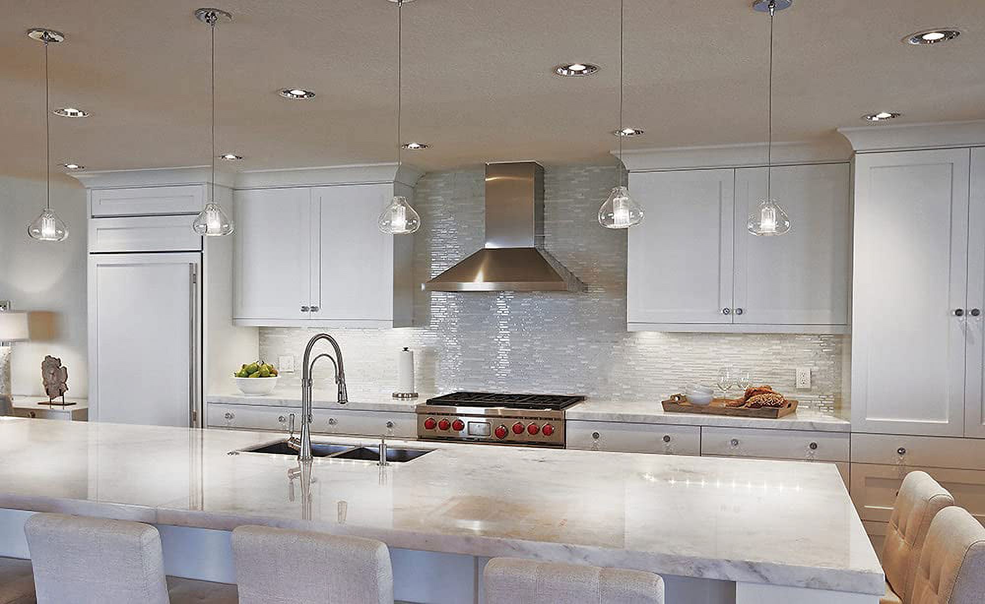 LED Under-Cabinet or Closet Lights - Dimmable, Direct Wire or Plug-in, 760 Lumens 3000K Warm White, 24-Inch