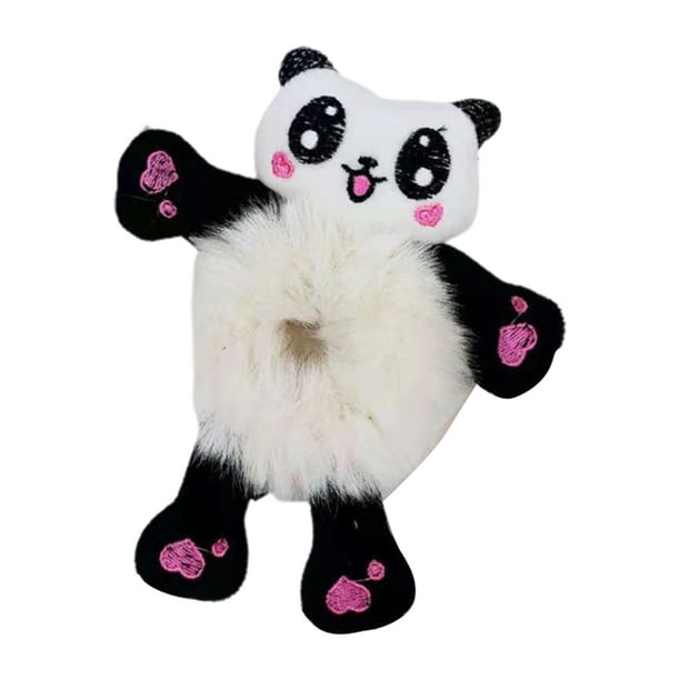 Linda Diadema De Oso De Peluche, Anillo De Pelo De Terciopelo Rizado, Tocado De Cuerda De Pelo De Felpa De Animal, Regalo Para Novia, Hermana, Esposa Eigraketly CE007921-04