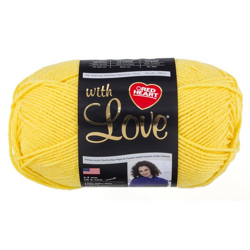 Red Heart with Love Daffodil Yarn, 315 Yd.