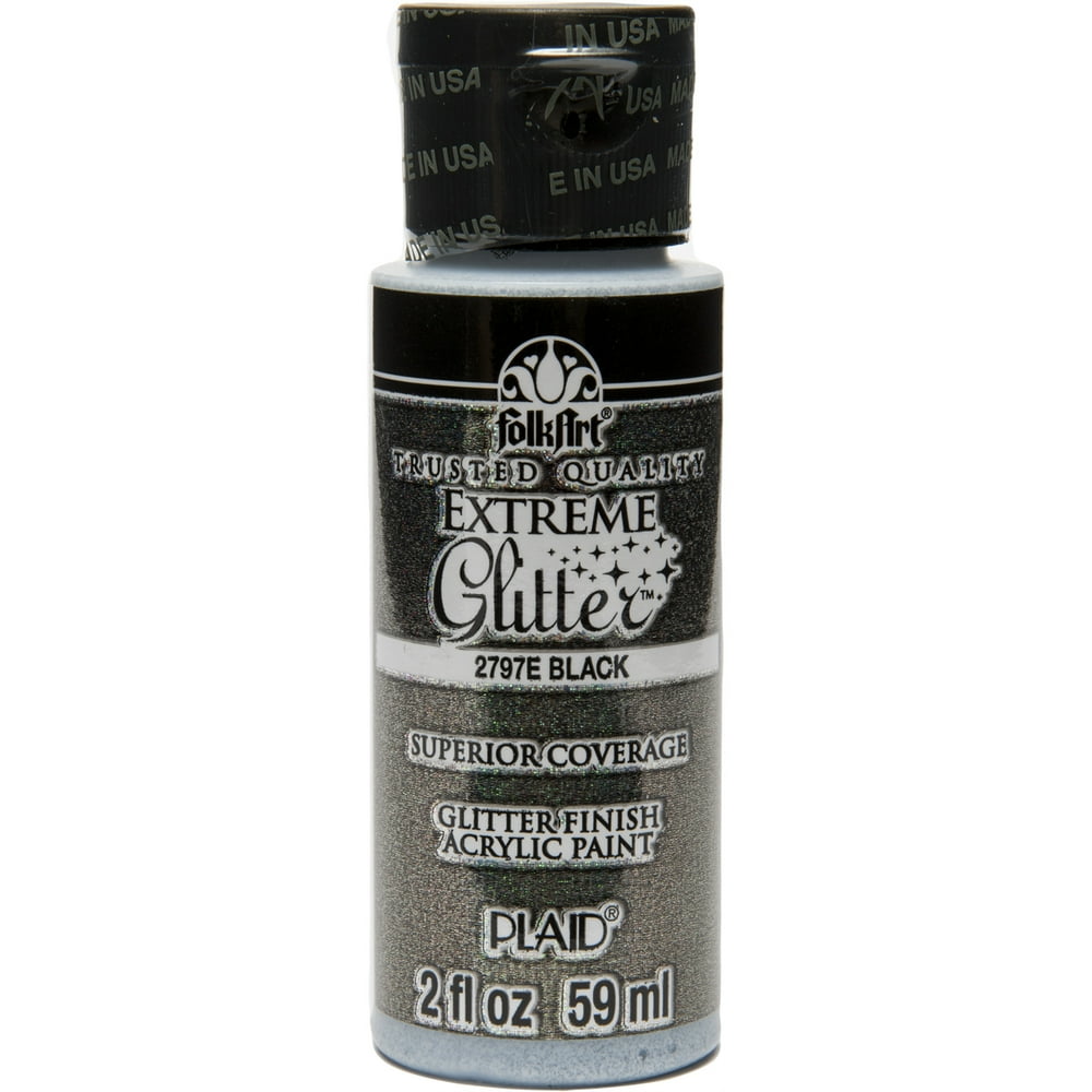 FolkArt 2797E Extreme Glitter Acrylic Craft Paint, Glitter Finish