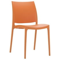 Compamia Maya Patio Dining Chair in Orange