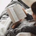 thumbnail image 4 of Premium Double-Layer Sherpa Fleece Blanket - Camel | Year-Round Warmth & Comfort | Modern Minimalist Design | Solid Color for Versatile Decor | Customizable Options Available | In-Stock for, 4 of 5