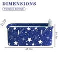 thumbnail image 4 of FACNOATIHN 47 in Foldable Bathtub, Soaking Bath Tub for Adults or Kids, Efficiently Maintaining Temperature, Dark Blue, 4 of 9