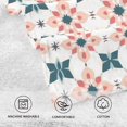 thumbnail image 5 of Yayeee 100% Cotton Hand Towels for Bathroom 16" x 28" Soft Absorbent Kitchen Towel, Flowers Geometric Pattern, 5 of 7