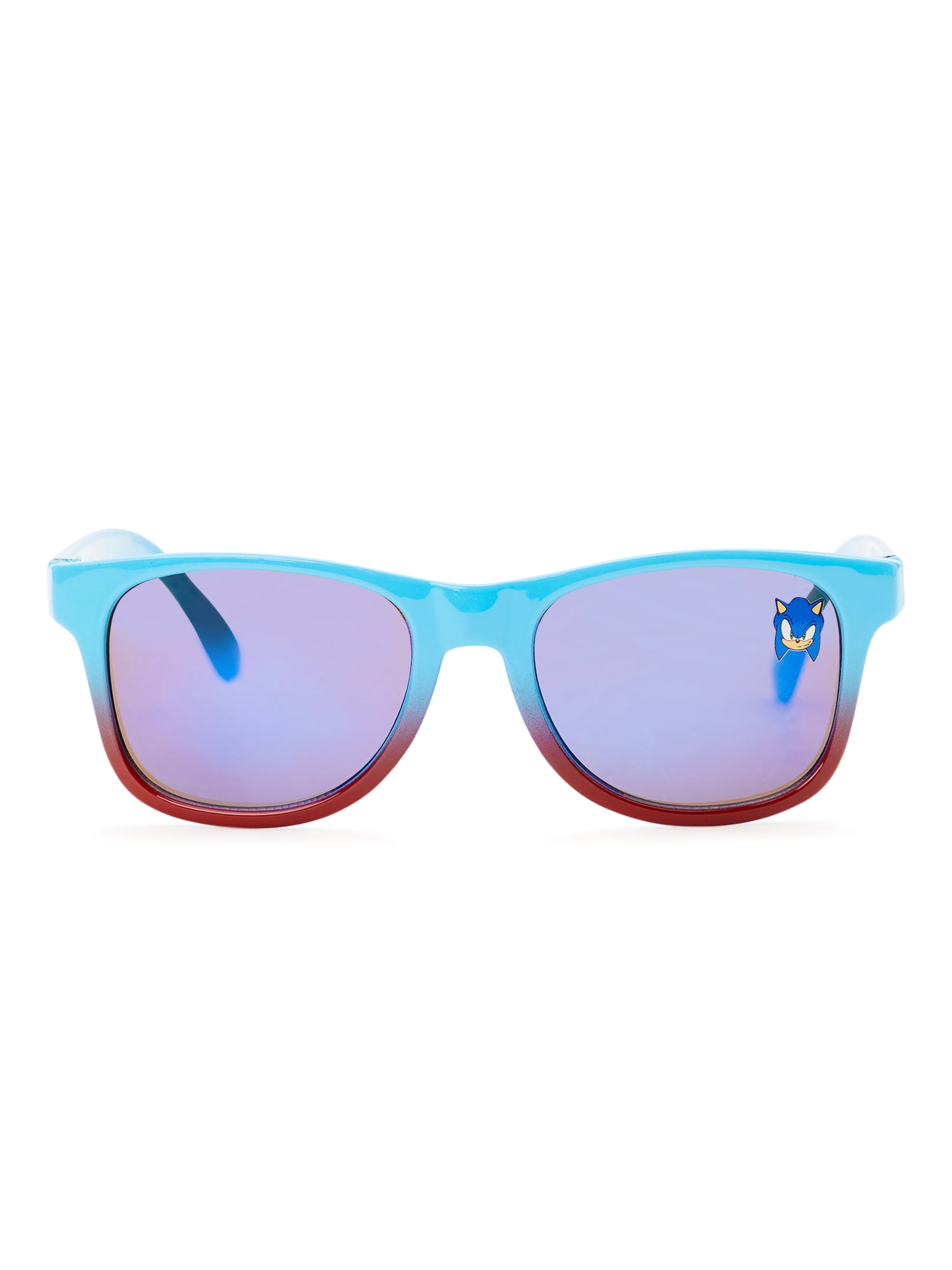 Sonic the Hedgehog Boy's Sunglasses with Zippered Case and Carabiner