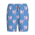 thumbnail image 4 of Wukai Cute Poodle Dog Men’s Short Pajama Pants With Pockets Soft Sleep Pj Shorts for Men-4X-Large, 4 of 6